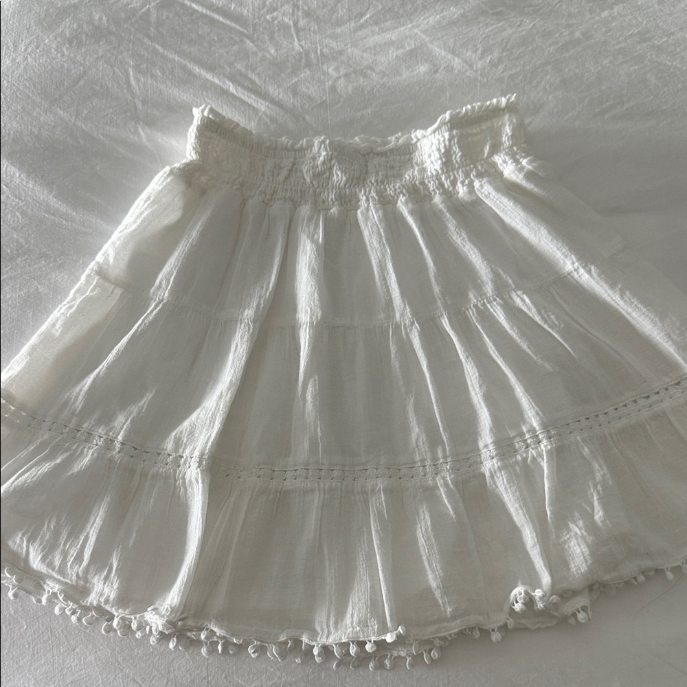 Old Navy White Skater Skirt
